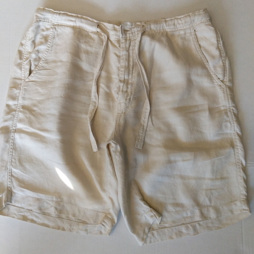Aqua Toscano Linen Shorts